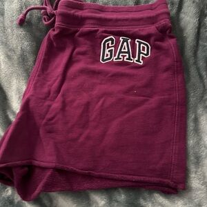 GAP Maroon Sweat Shorts